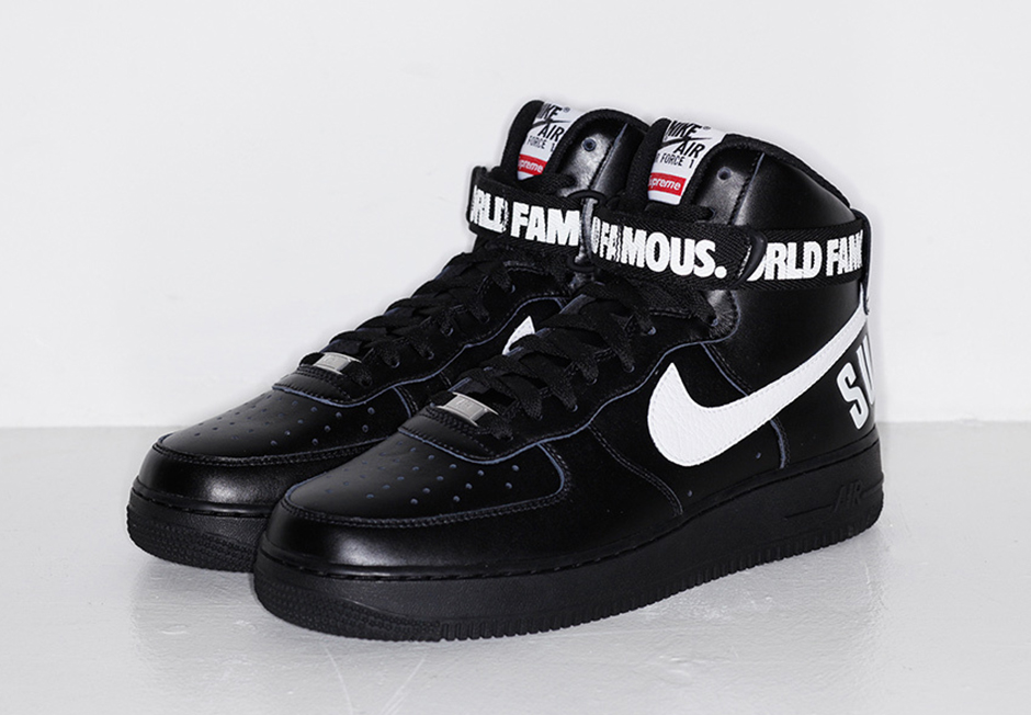 Supreme x Nike Air Force 1 High - Release Date - SneakerNews.com