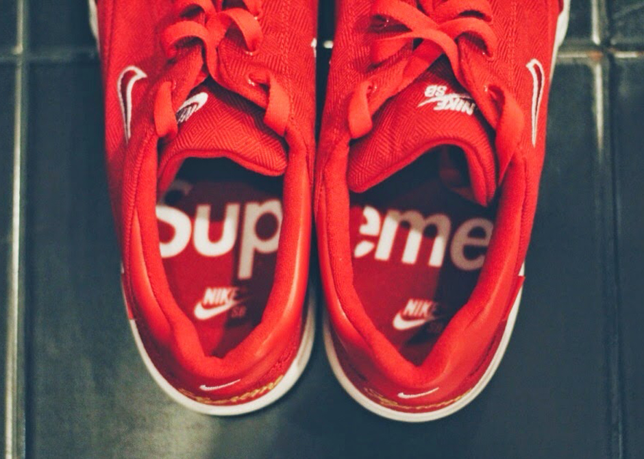 Supreme x Nike SB GTS - Red - White 