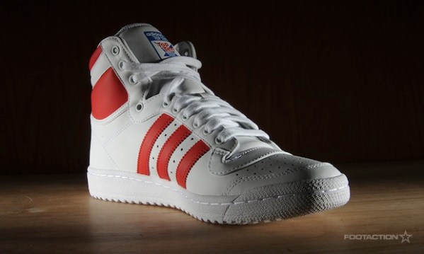 adidas Originals Top Ten Hi - White - Red - SneakerNews.com