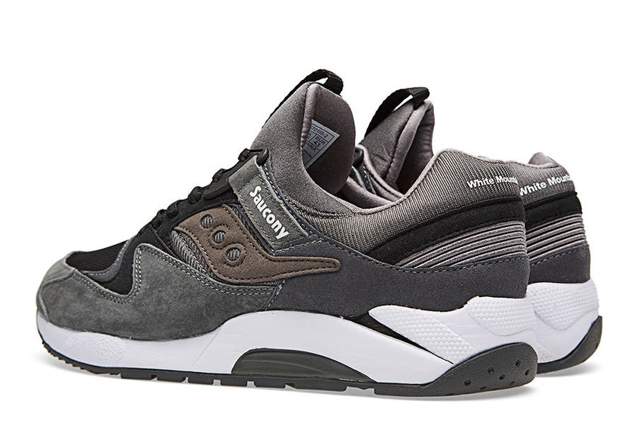 White Mountaineering Saucony Grid 9000 Charcoal Available 3