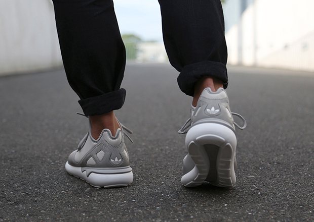 Adidas Tubular Grey On Feet 2