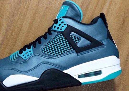Another Look at the Air Gold jordan 4 Remastered “Teal”
