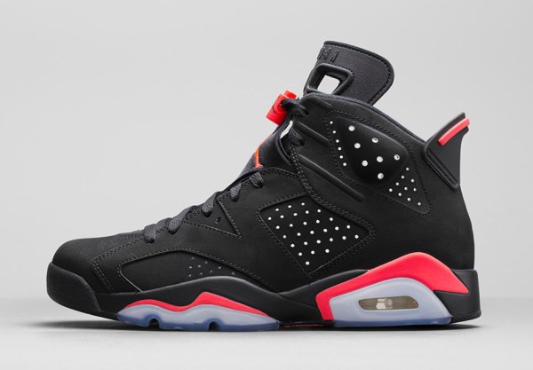 Black Infrared Jordan 6 Price is $185