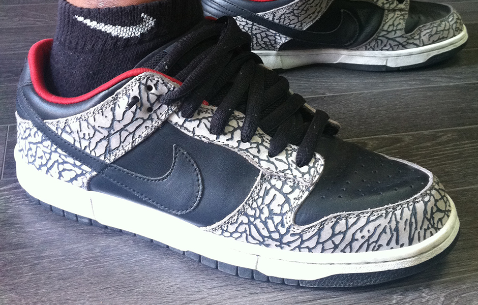 Supreme Black Cement - Nike Skateboarding