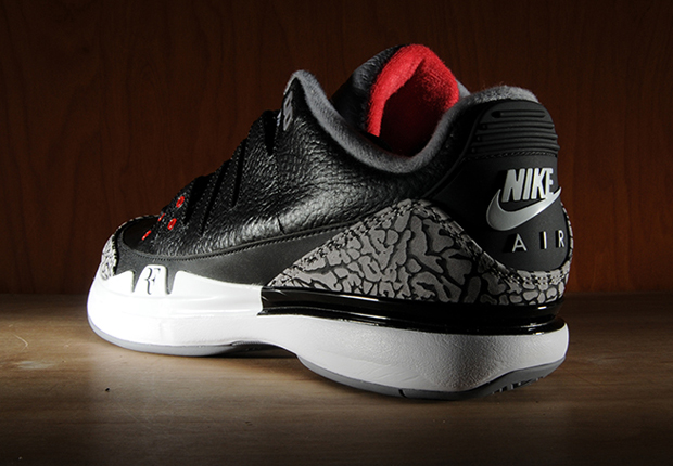 Black Cement Nike Vapor Tour Aj3 7