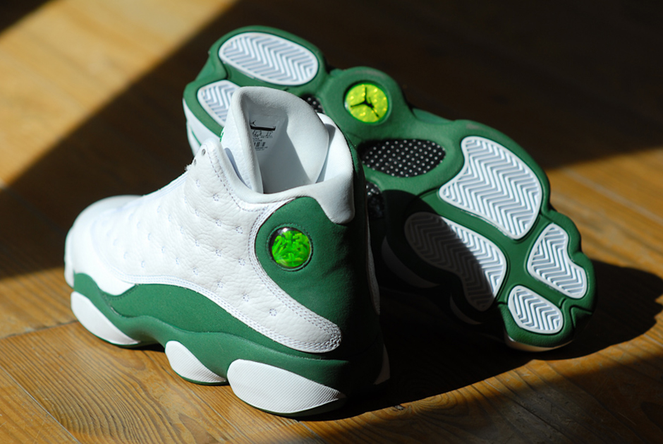 money green jordans