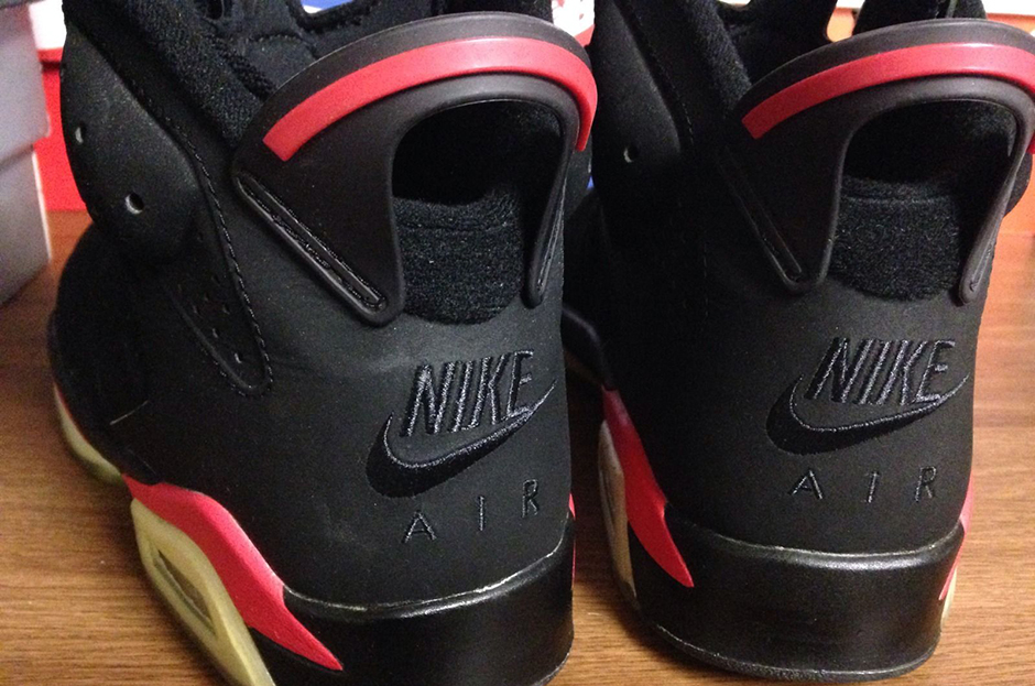 jordan 6 with nike air on back