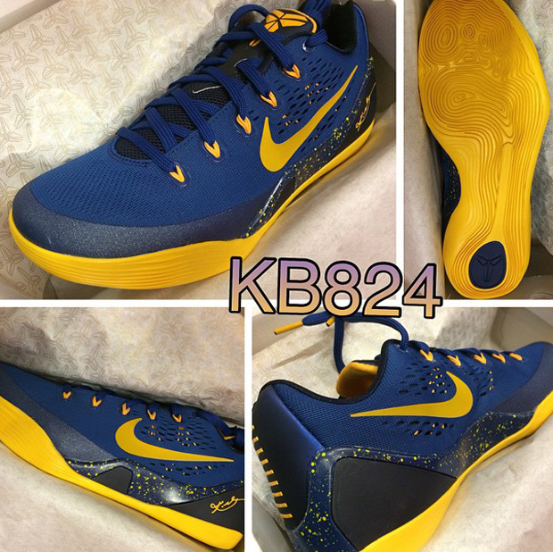 Kobe 9 Em Navy Yellow 2