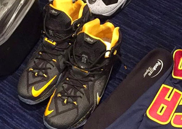 LeBron James Wears His LeBron 12s With Custom Insoles From A Miami Company