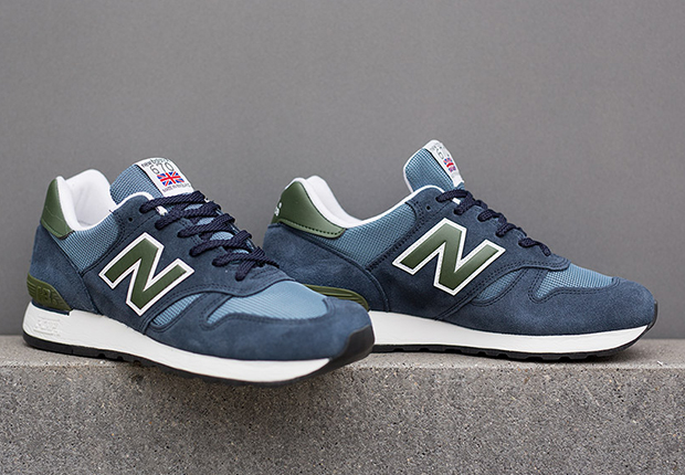 New Balance 670 Made in UK - Blue - Olive - SneakerNews.com