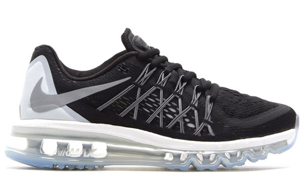 Air max 2015 womens fashion black and clearance white