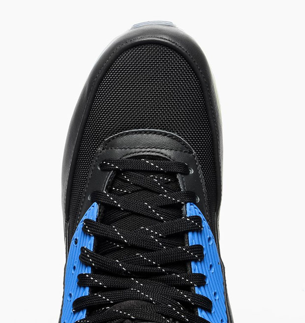 Nike Air Max 90 Sneakerboot Ice Black Volt Blue 05