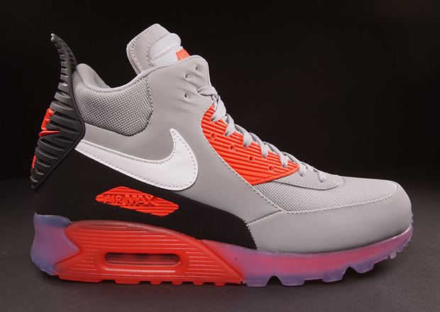 air max 90 sneakerboot ice wolf grey infrared