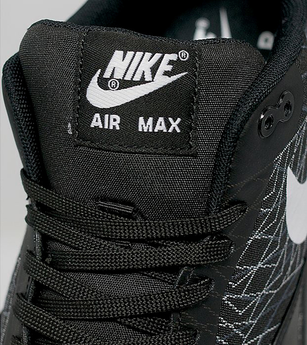 Nike Air Max Lunar1 Jacquard Black White 3