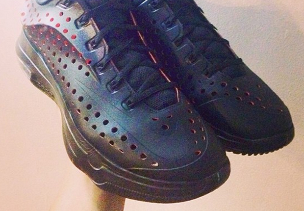 Nike KD 7 - Black Perforated Leather Wear-Test Sample