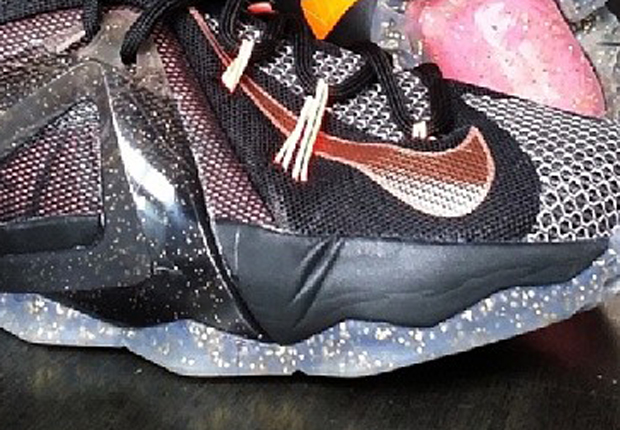 Nike Lebron 12 Prototype Black Metallic Gold