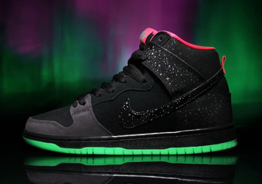 Premier x Nike SB Dunk High “Northern Lights” – Release Reminder