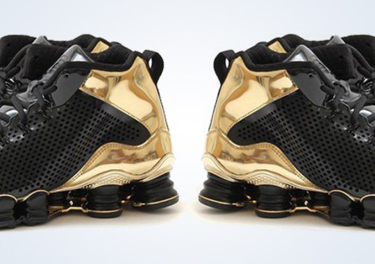 Nike Shox TLX Mid SP – Black – Metallic Gold