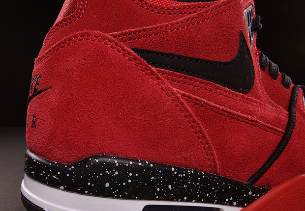 nike air flight 89 red suede