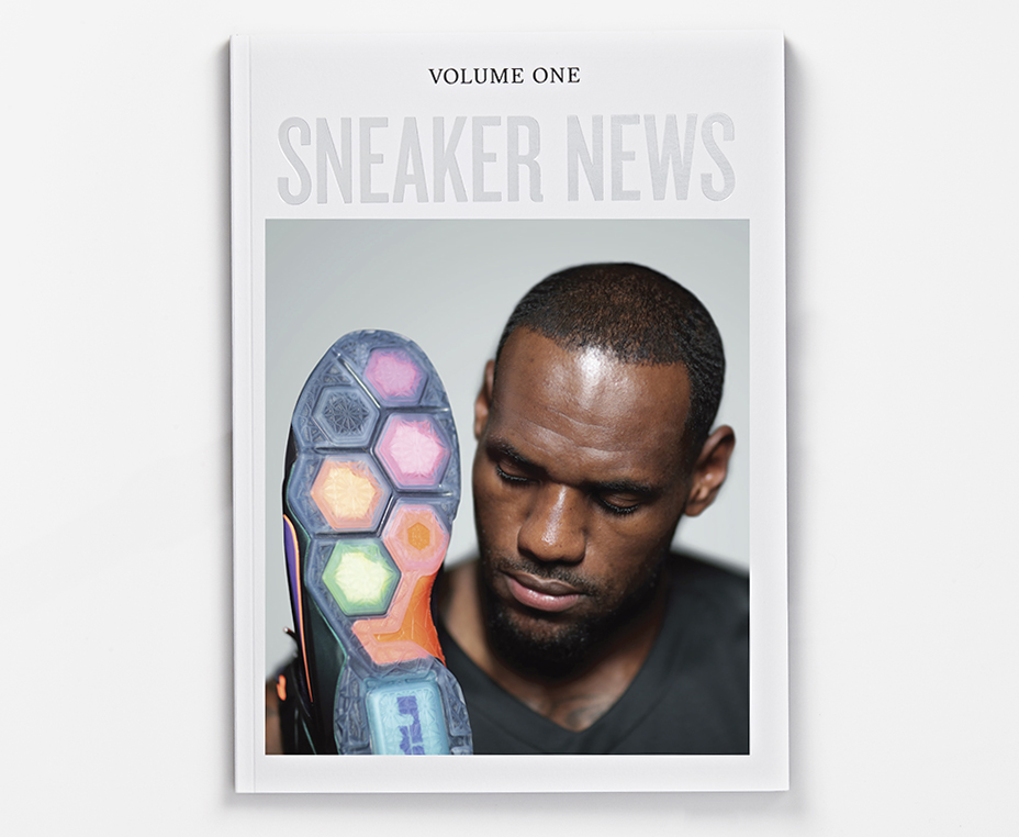 LeBron James covers SNEAKER NEWS Volume One