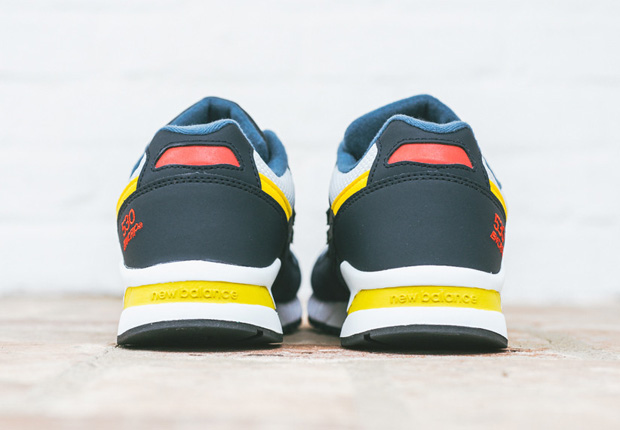 New Balance 530 90s Running Collection Navy Yellow 4