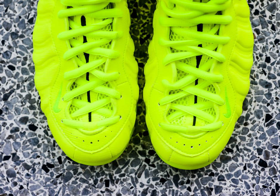 Nike Air Foamposite Pro "Volt" Arriving at Retailers - SneakerNews.com
