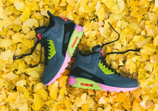 Nike Air Max 90 Sneakerboot ICE – Grey – Hyper Punch – Available