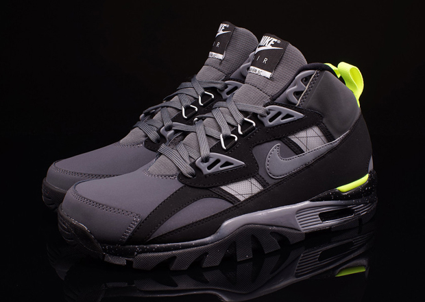 Nike Air Trainer SC High Sneakerboot – Grey – Black – Volt