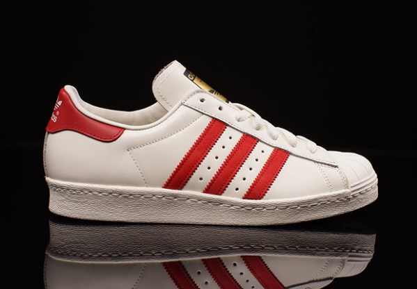 adidas Originals Superstar Deluxe 80s - White - Red - SneakerNews.com