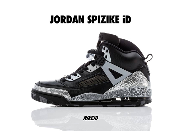 Air Jordan Spizike Nike Id Metallic Options 2