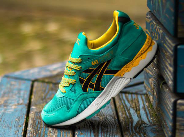 asics green and yellow