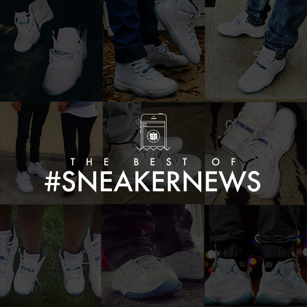Best of #SneakerNews: Legend Blue 11s On-Feet