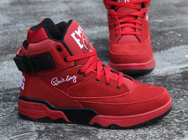 ewing shoes red