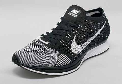 Nike Flyknit Racer - White - Black - SneakerNews.com