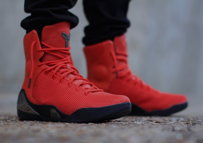 Nike Kobe 9 EXT KRM “Challenge Red” – On-Feet Images