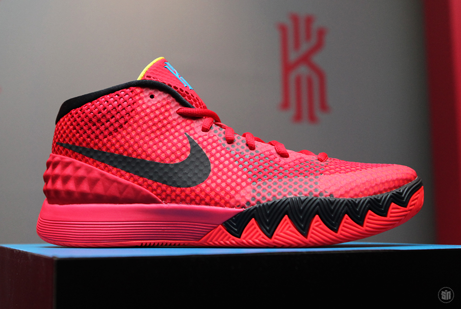 kyrie 1 deceptive red on court