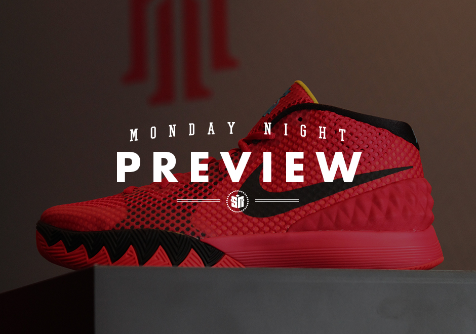 Monday Night Preview: Deceptive Red on the latest Nike Kyrie 1