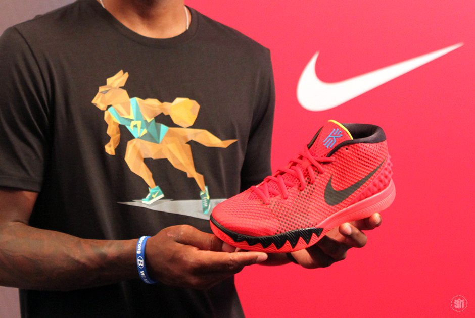 kyrie 1 deceptive red on court