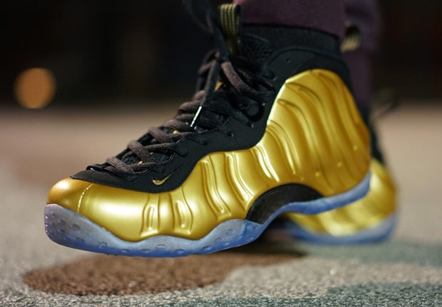 Nike Air Foamposite One “Gold” – On-Feet – Images