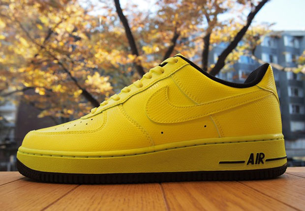 all yellow air force 1