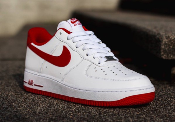 Nike Air Force 1 Low - White - Gym Red - SneakerNews.com