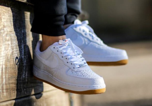 Nike Air Force 1 Low - White Python - Gum - SneakerNews.com