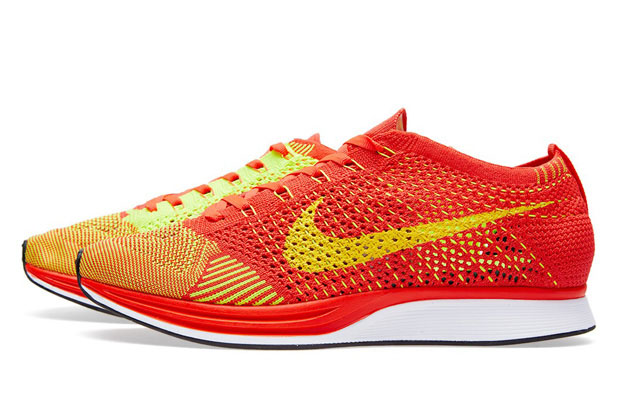 nike flyknit racer bright crimson volt 02