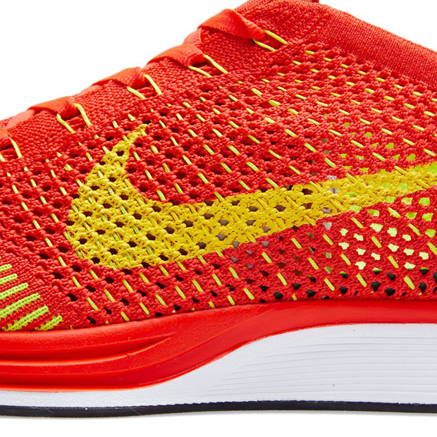 flyknit racer bright crimson