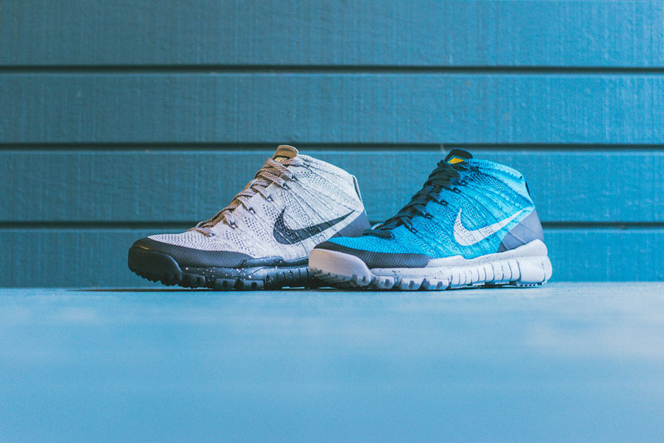 nike flyknit trainer squadron blue