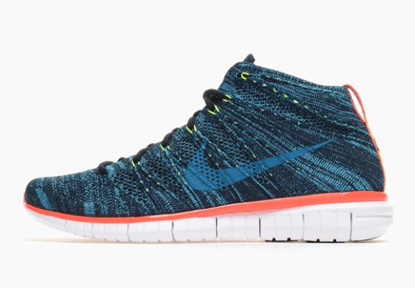 Nike Free Flyknit Chukka - Dark Obsidian - Blue Lagoon - SneakerNews.com