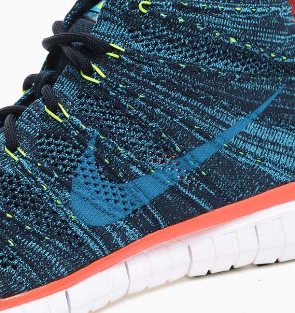 Nike Free Flyknit Chukka - Dark Obsidian - Blue Lagoon - SneakerNews.com