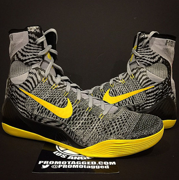 Nike Kobe 9 Elite Tour Yellow Pe Kobe Bryant 02