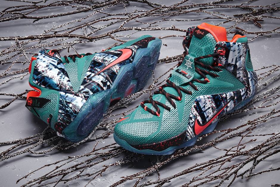 nike lebron 12 christmas akron 3