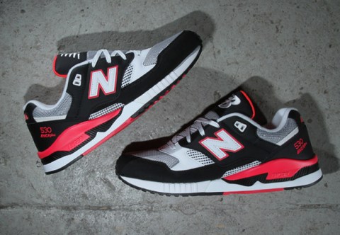 New Balance 530 - Black - Hot Red - Grey - SneakerNews.com